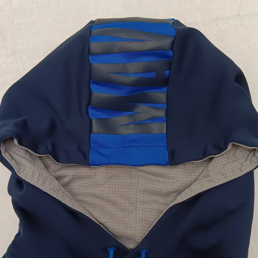 Adidas Dallas Mavericks NBA Climawarm Mens XL Navy Blue Pullover Sweatshirt